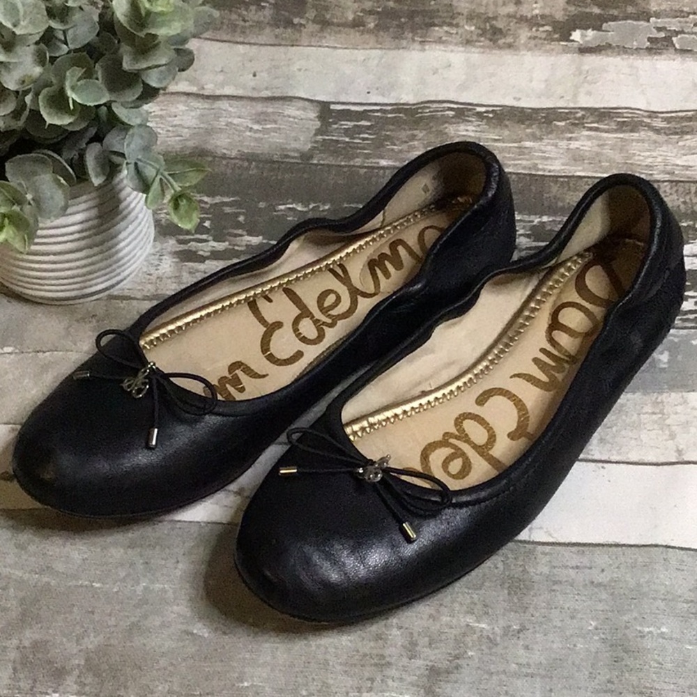 Sam Edelman Black Ballet Flats Sz 7N